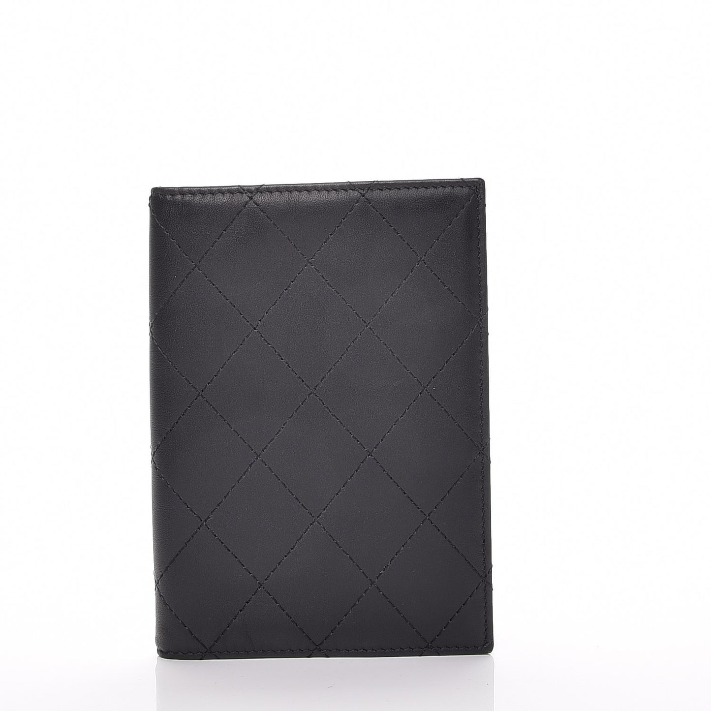 Caviar Quilted Travel Wallet Black