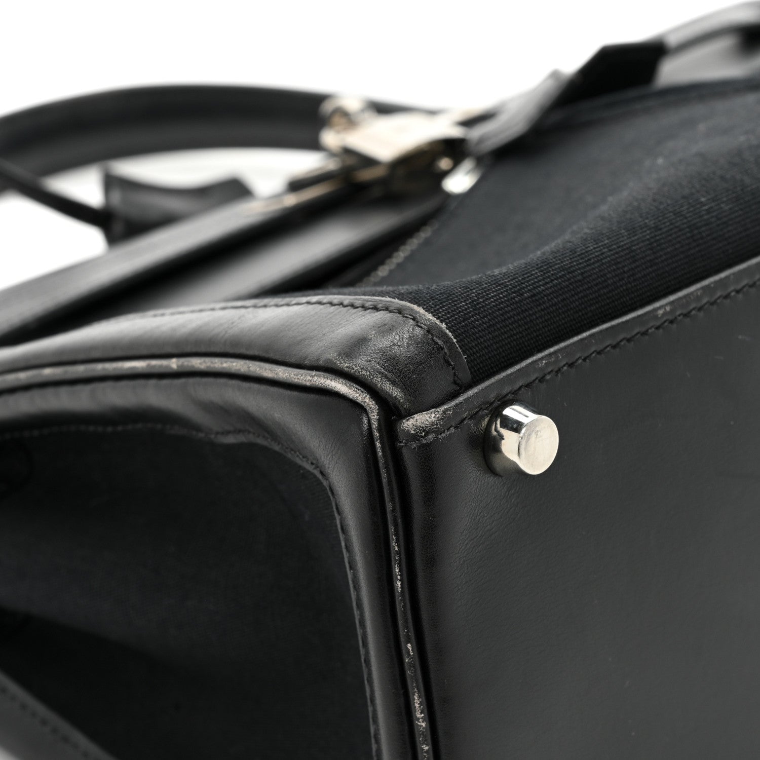 Hermes Box Toile Lakis Kelly 32 Black 17 of 24