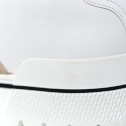 Hermes Calfskin Woolskin Dare Sneakers 40 White Ecru 13 of 13
