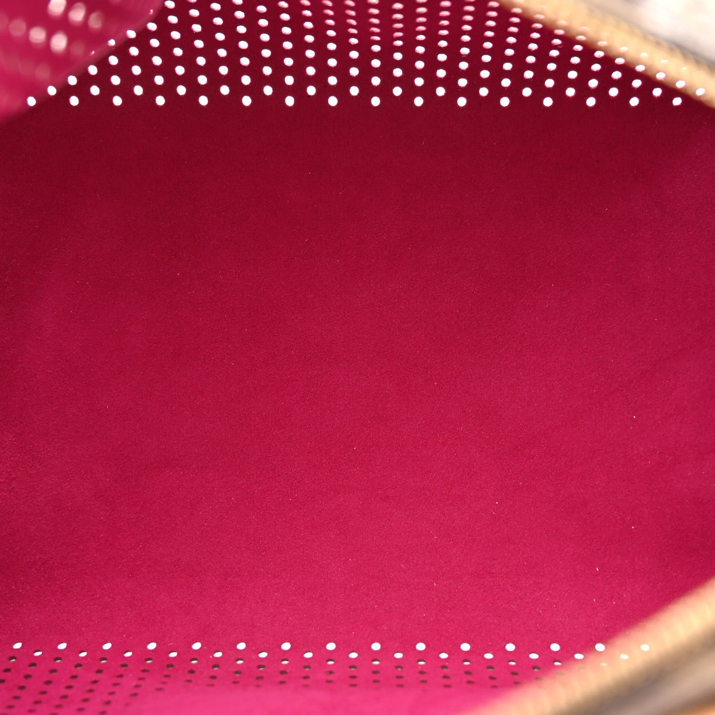 Monogram Perforated Speedy 30 Fuchsia