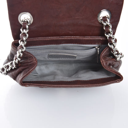 Chanel Washed Lambskin Mini Chain Around Messenger Dark Brown 5 of 10