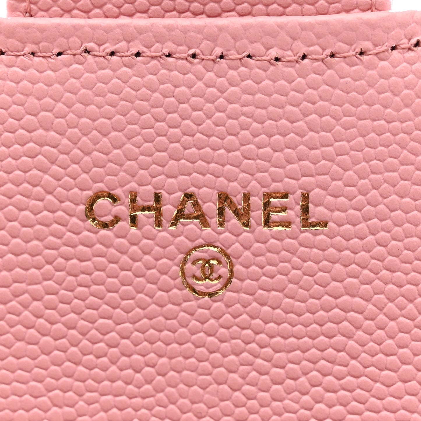Caviar Quilted Large Gusset Flap Wallet Light Pink