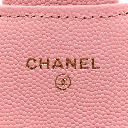 Chanel Caviar Quilted Large Gusset Flap Wallet Light Pink 6 of 9