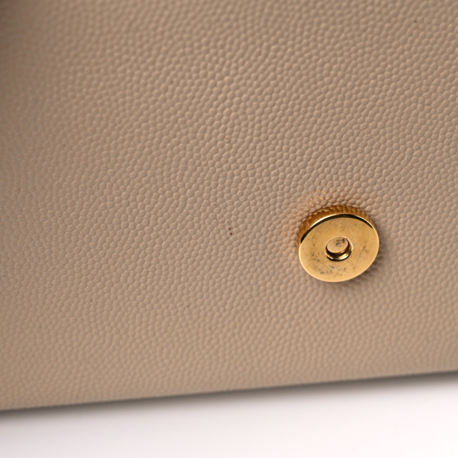 Saint Laurent Grain De Poudre Small Monogram Kate Satchel Dark Beige 18 of 24