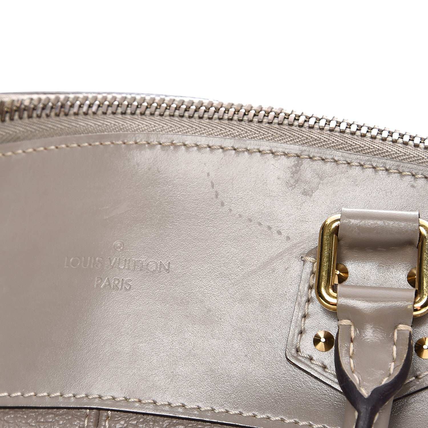 Louis Vuitton Suhali Lockit MM Greige 9 of 25