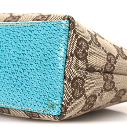 Gucci Monogram GG Cosmetic Case Turquoise 10 of 11
