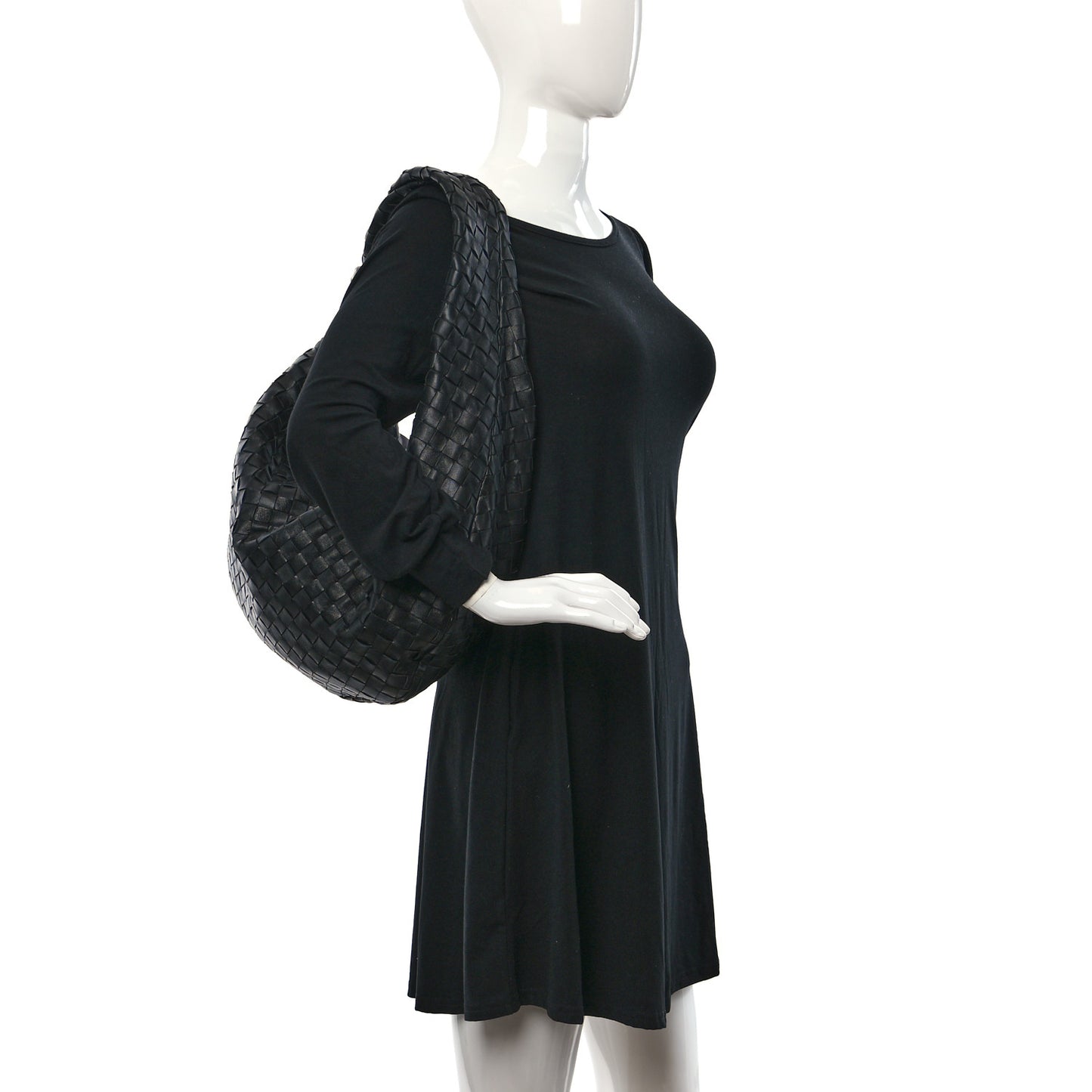 Nappa Intrecciato Medium Jodie Black
