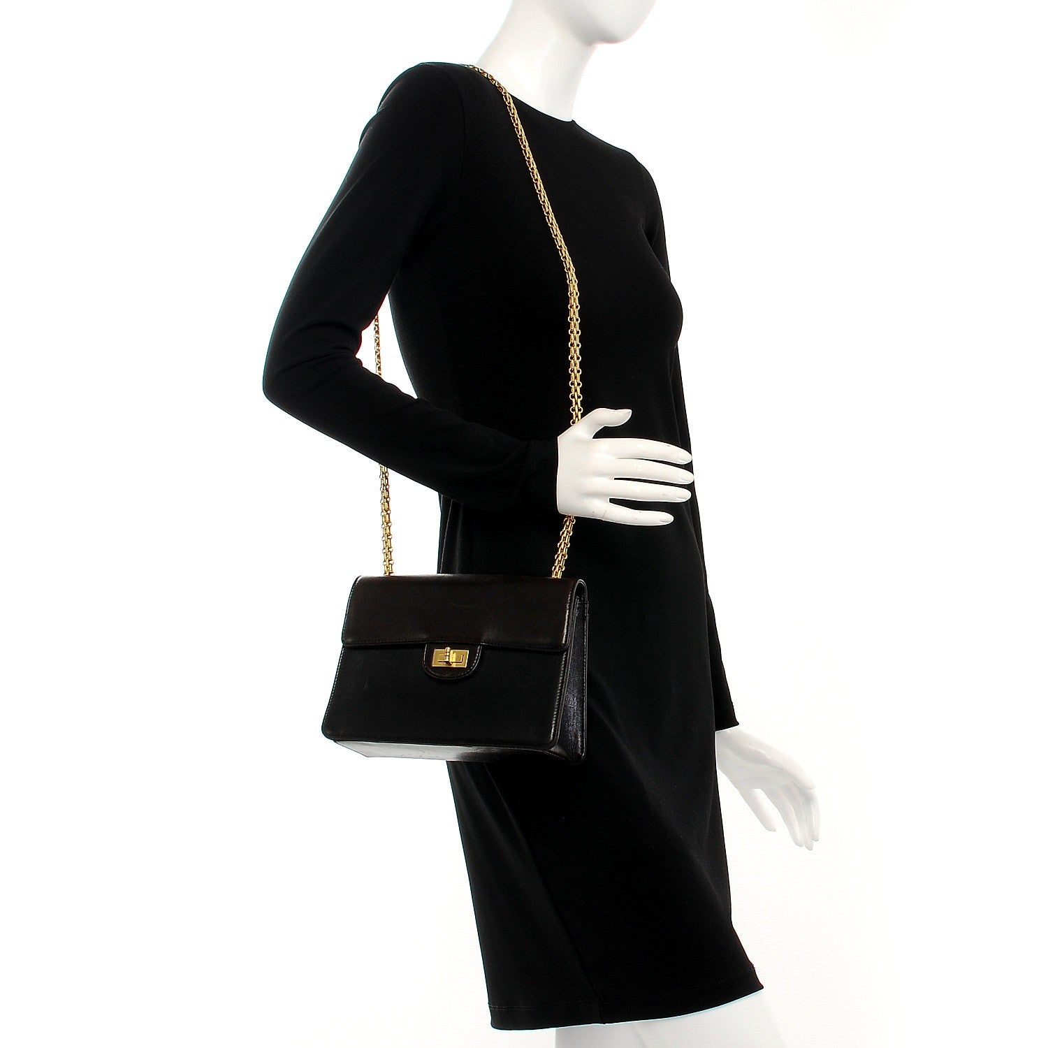 Chanel Lambskin Mademoiselle Shoulder Bag Black 2 of 20