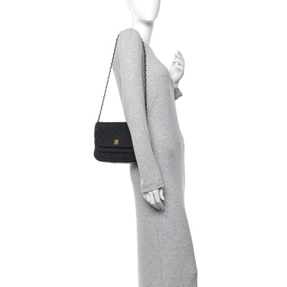 Chanel Lambskin Quilted Flap Bag Black 2 of 15