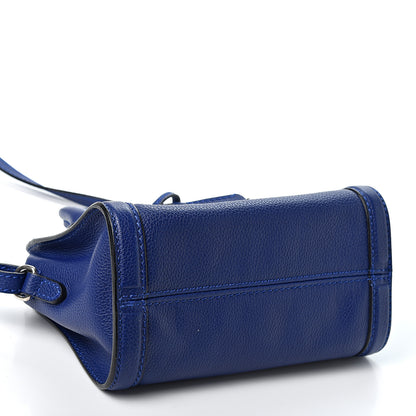 Alexander McQueen Pebbled Calfskin Mini Padlock Tote Ultramarine 3 of 9