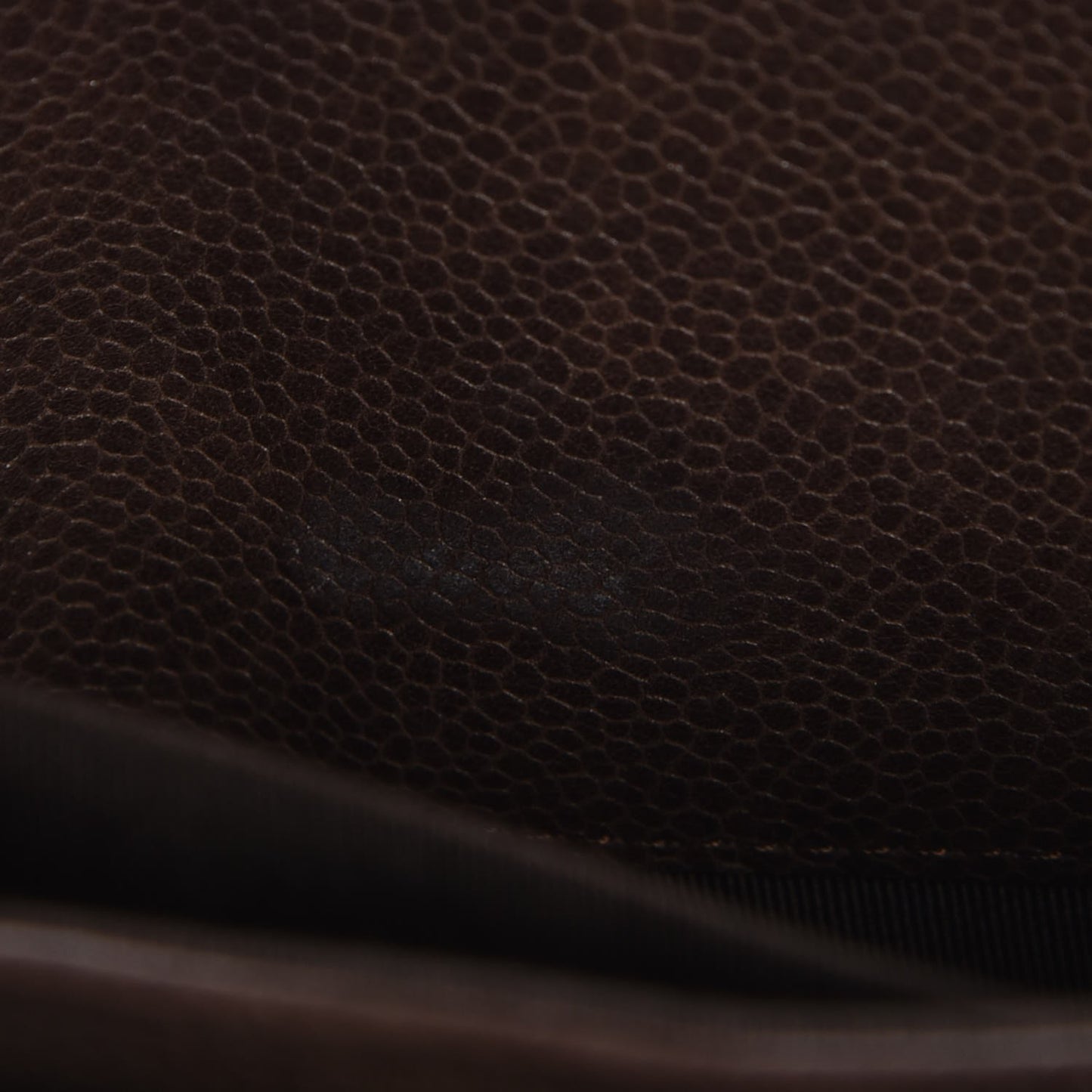 Caviar Half Moon Wallet On Chain WOC Dark Brown