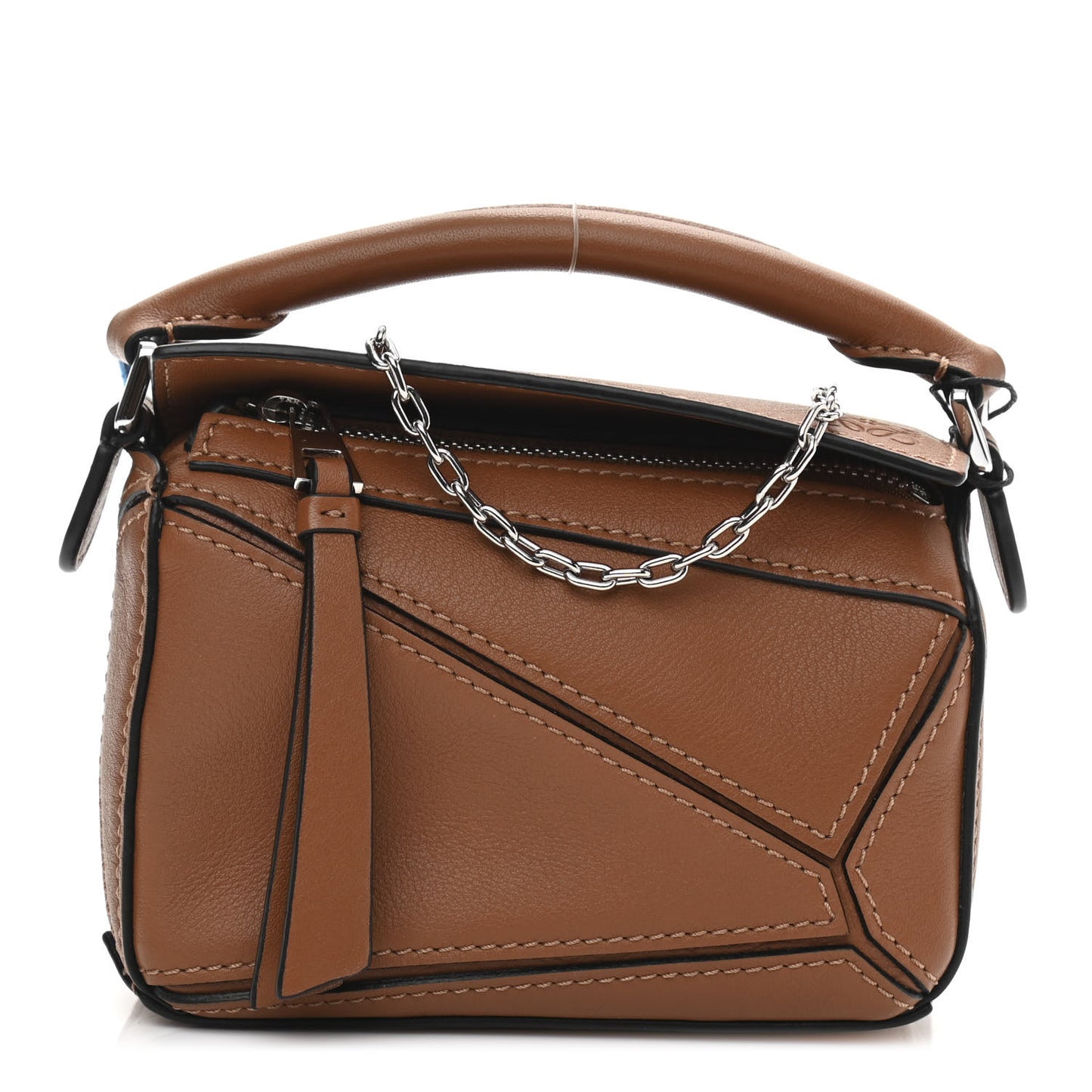 Calfskin Nano Puzzle Bag Tan