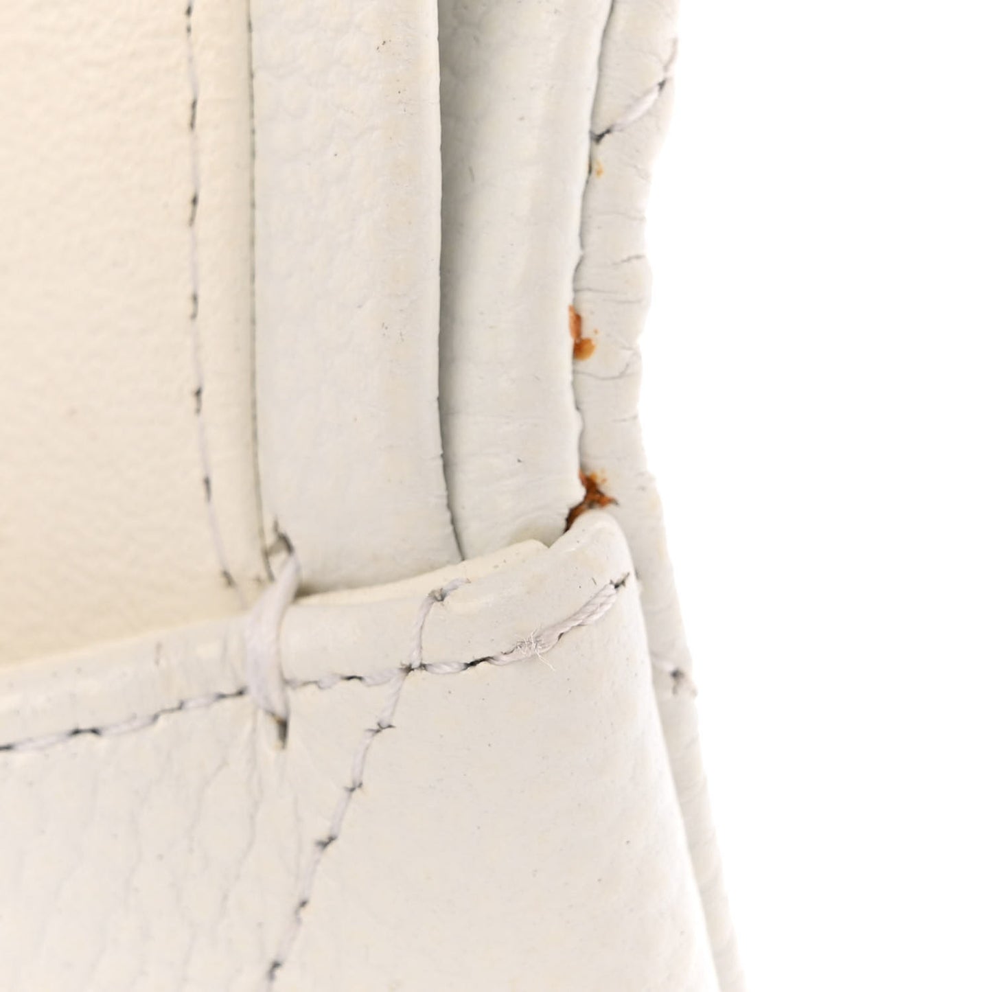 Caviar Quilted Jumbo Double Flap White