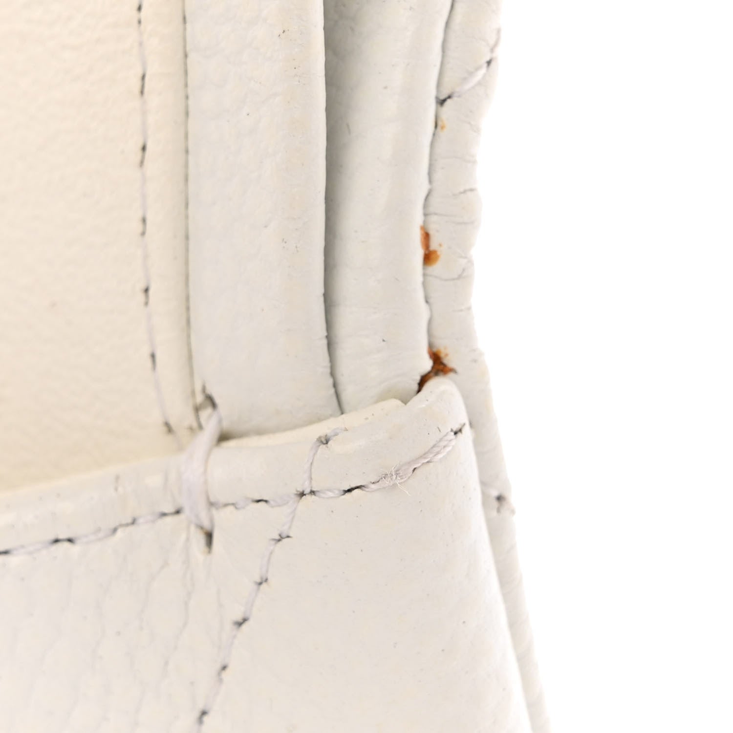 Chanel Caviar Quilted Jumbo Double Flap White 11 of 15