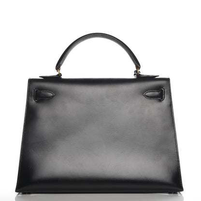 Hermes Box Kelly Sellier 32 Black 5 of 31