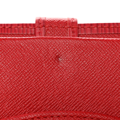 Louis Vuitton Epi Porte-Billets Compact Wallet Red 9 of 10