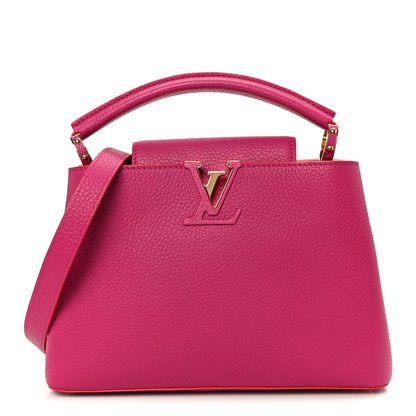 Louis Vuitton Taurillon Capucines BB Hibiscus Flamingo 1 of 10