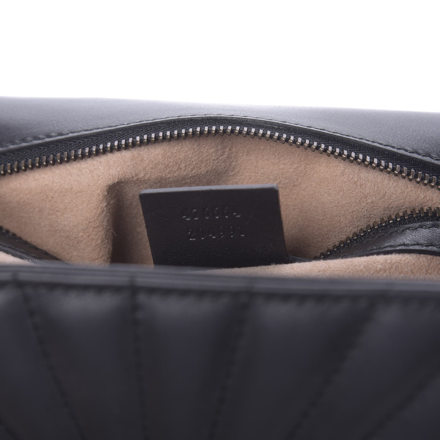 Gucci Calfskin Bamboo Trapuntata Queen Margaret Backpack Mystic White Black 8 of 10