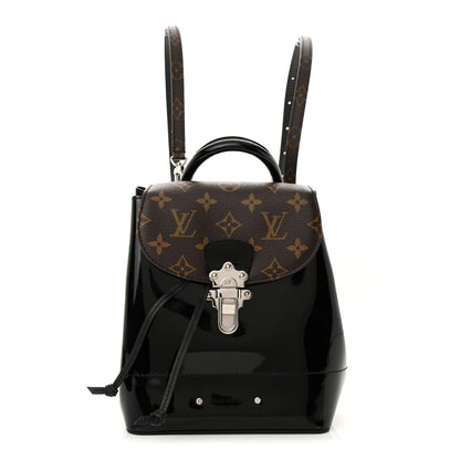 Louis Vuitton Patent Monogram Hot Springs Backpack Black 1 of 9