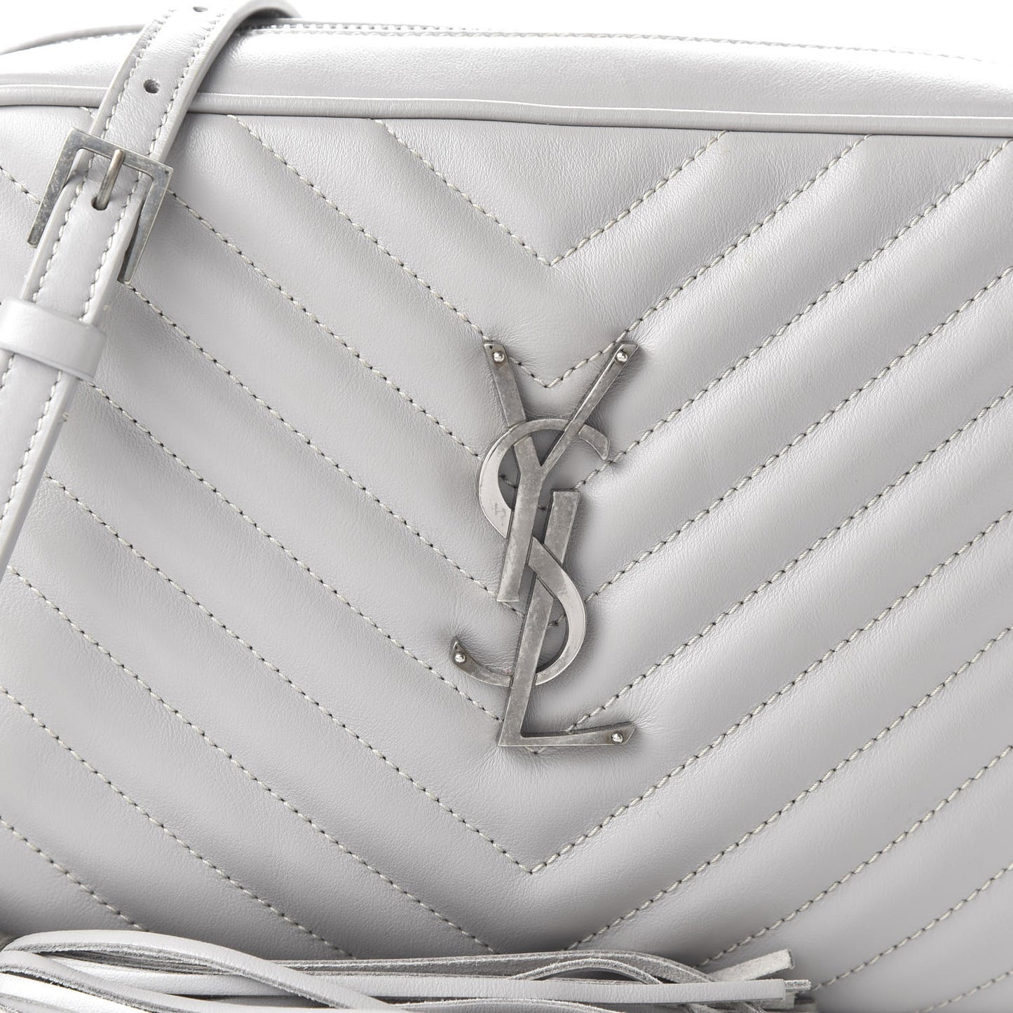 Calfskin Matelasse Monogram Lou Camera Bag Granite