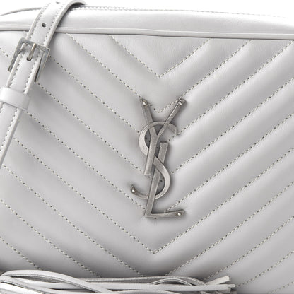 Saint Laurent Calfskin Matelasse Monogram Lou Camera Bag Granite 9 of 9