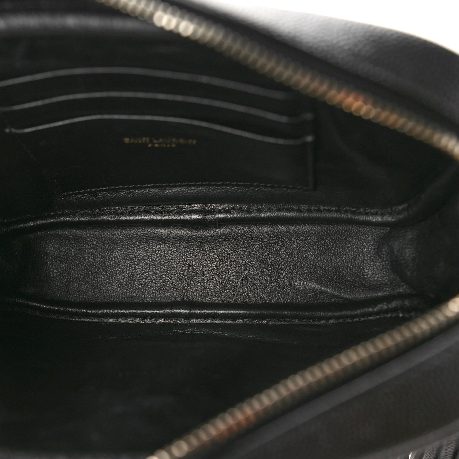 Saint Laurent Grain De Poudre Matelasse Monogram Mini Lou Camera Bag Black 5 of 10