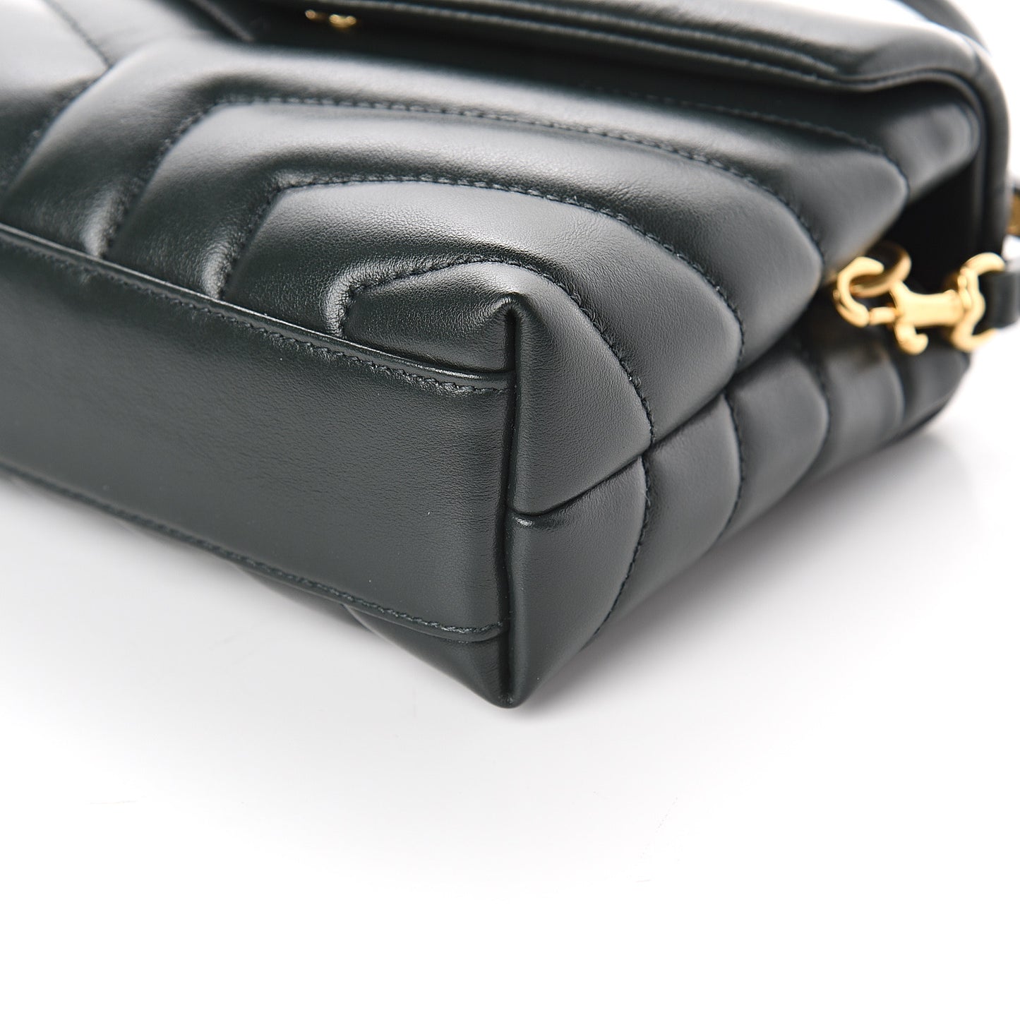 Calfskin Y Quilted Monogram Toy Loulou Crossbody Bag Asphalt
