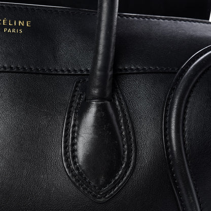 Celine Smooth Calfskin Mini Luggage Black 13 of 30