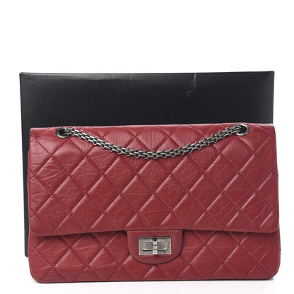 Chanel Aged Calfskin Quilted 2.55 Reissue 227 Flap Red 10 of 10