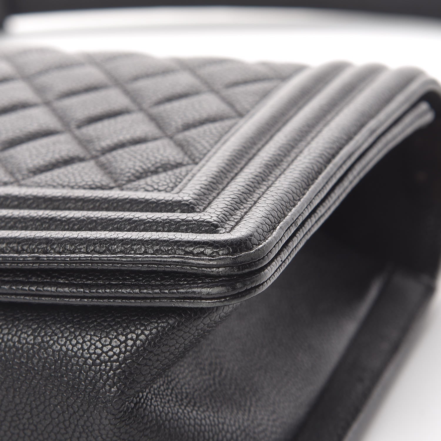 Chanel Caviar Quilted Medium Boy Flap Black 15 of 15
