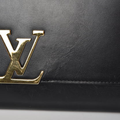 Louis Vuitton Calfskin Chain Louise GM Black 9 of 18