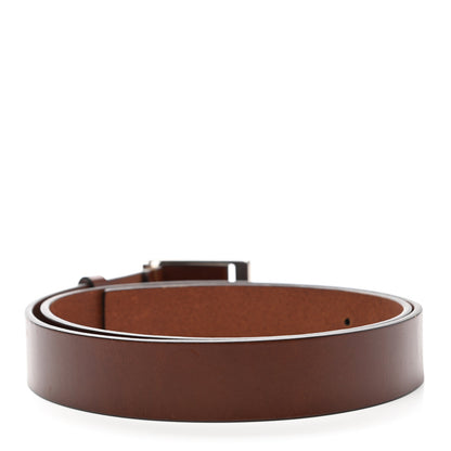 Gucci Calfskin Belt 95 38 Dark Brown 2 of 7