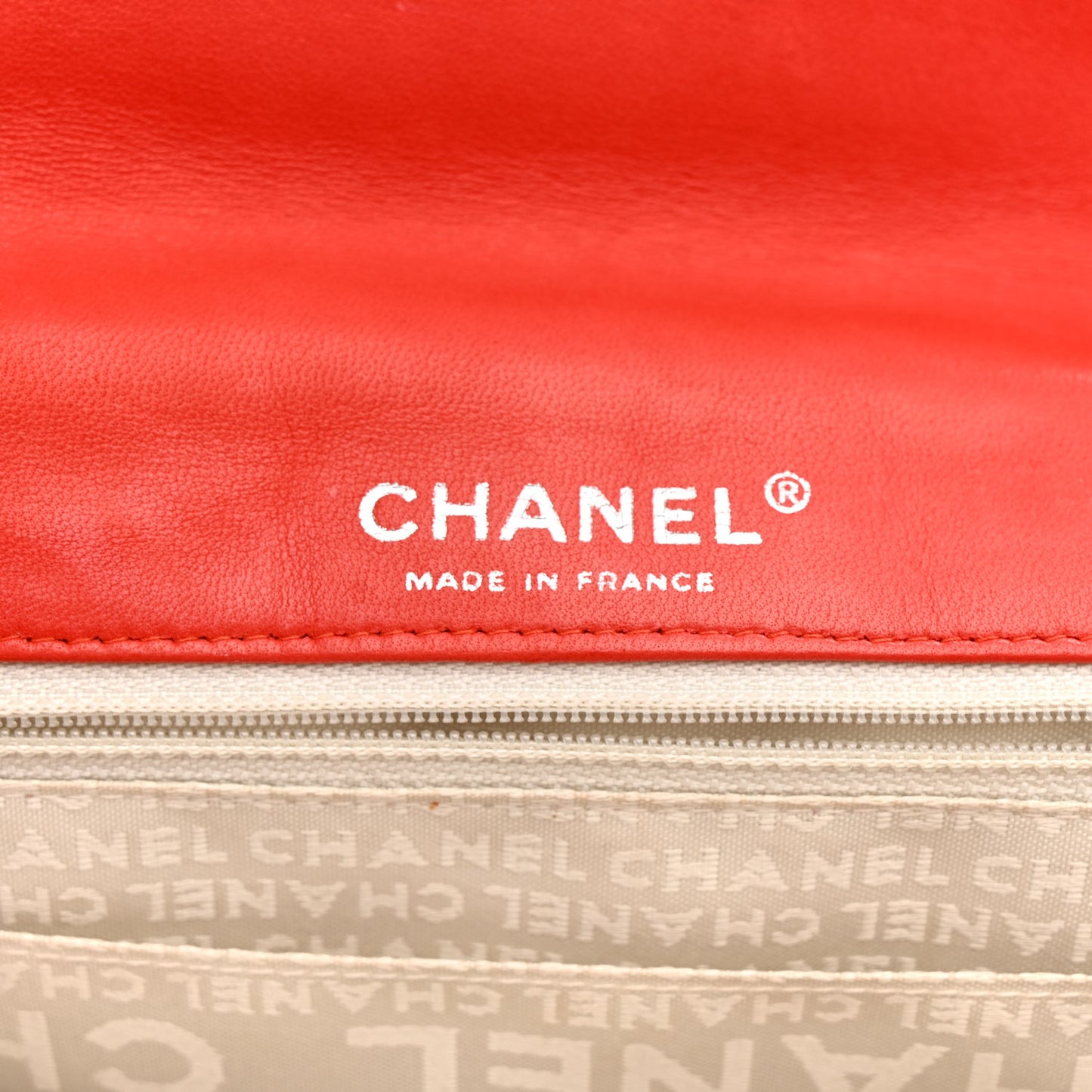 Lambskin Quilted Medium Single Flap Red