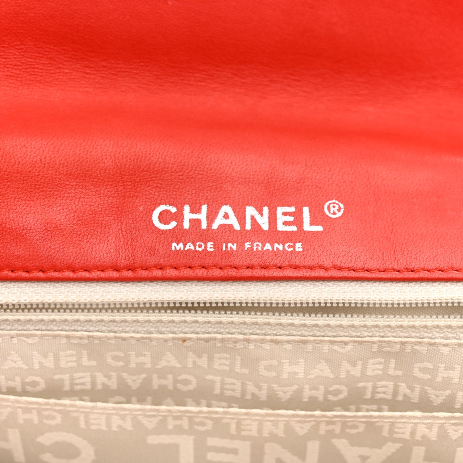 Chanel Lambskin Quilted Medium Single Flap Red 6 of 12