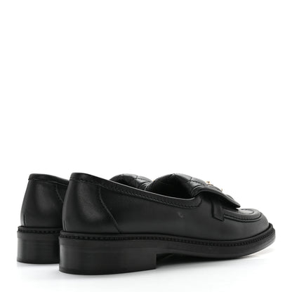 Chanel Lambskin Quilted CC Turnlock Loafers 39 Black 4 of 11