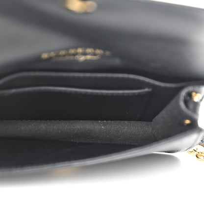 Burberry Grainy Calfskin House Check Small Buckle Bag Black 5 of 11