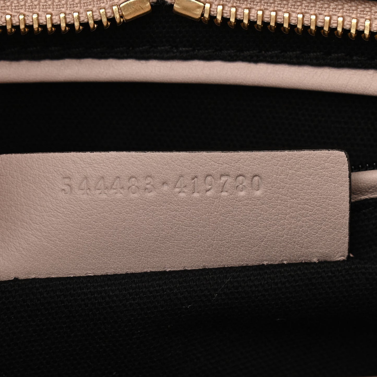 Calfskin Small Skull Padlock Zip Around Tote Teint