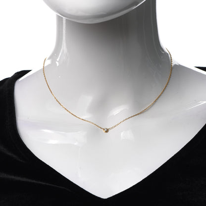 Cartier 18K Yellow Gold Diamond SM D'Amour Pendant Necklace 2 of 5