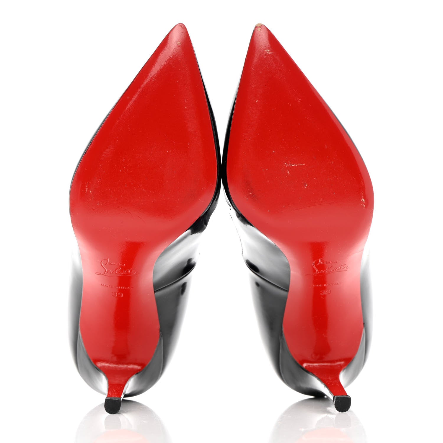 Christian Louboutin Patent Pigalle 100 Pumps 39 Black 5 of 10