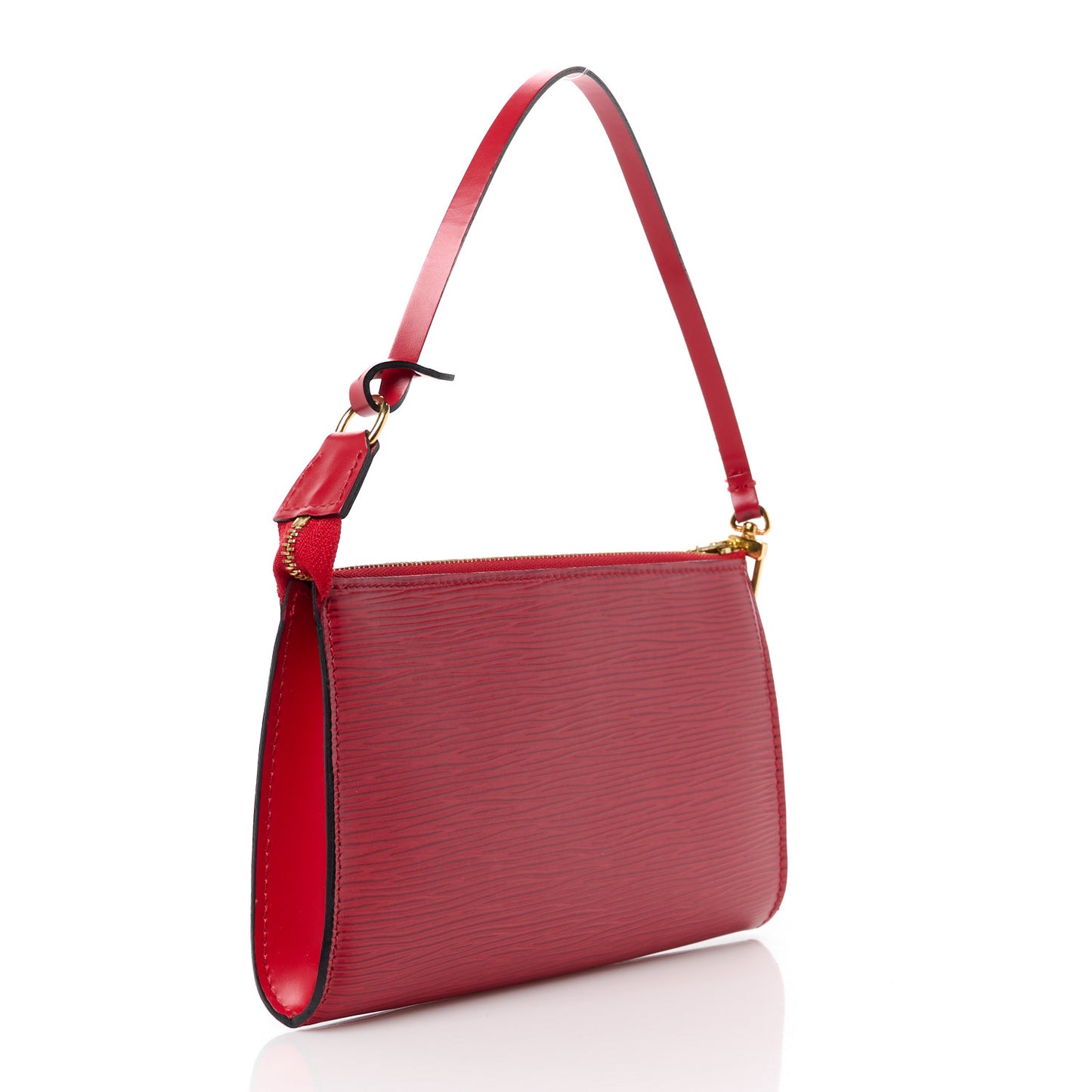 Epi Pochette Accessories 21 Castillan Red