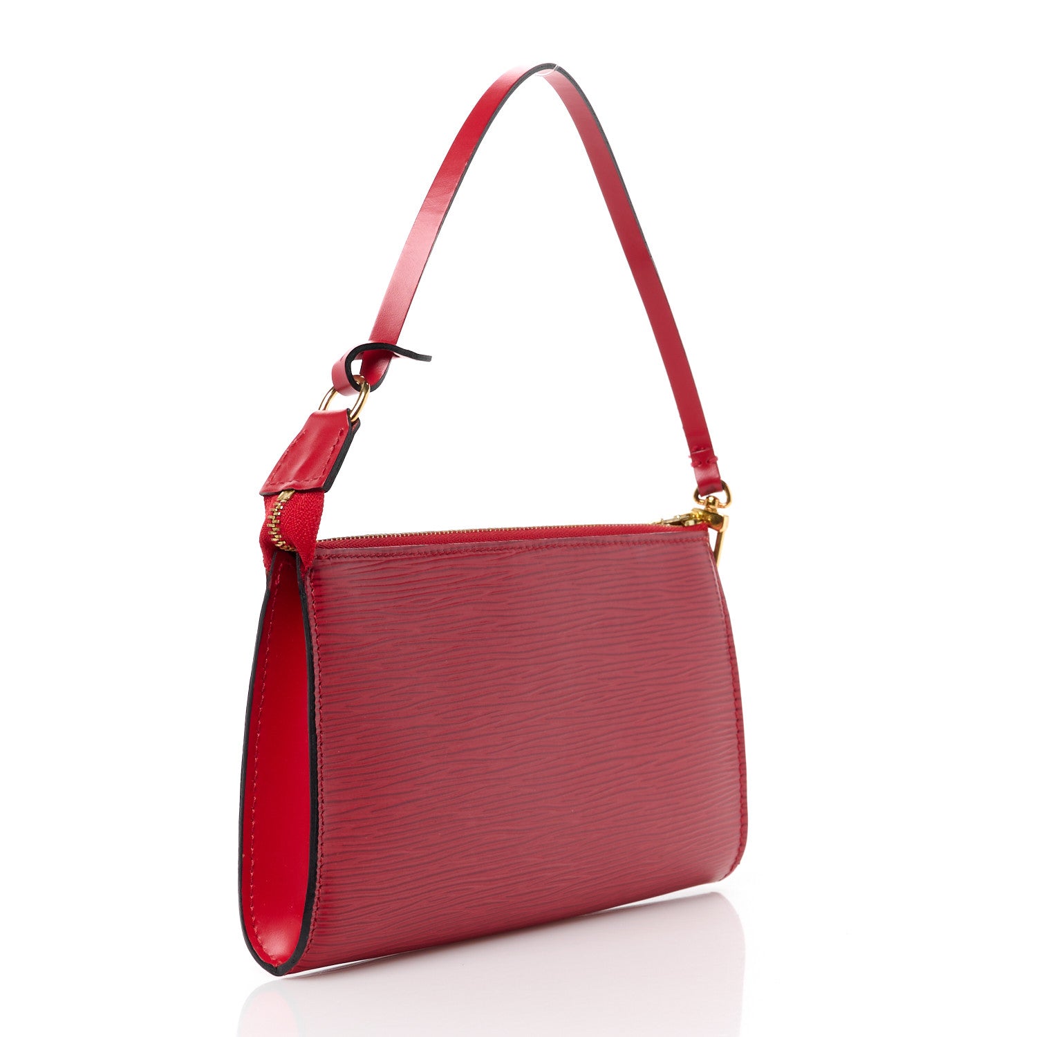 Louis Vuitton Epi Pochette Accessories 21 Castillan Red 3 of 13