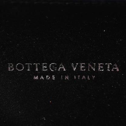 Bottega Veneta Satin Ayers Intrecciato Chain Knot Clutch Black 6 of 8