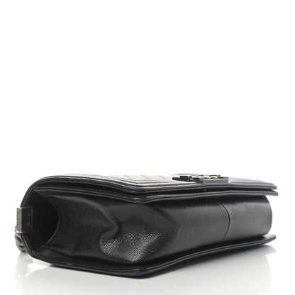 Chanel Caviar Quilted Medium Boy Flap Black 3 of 8