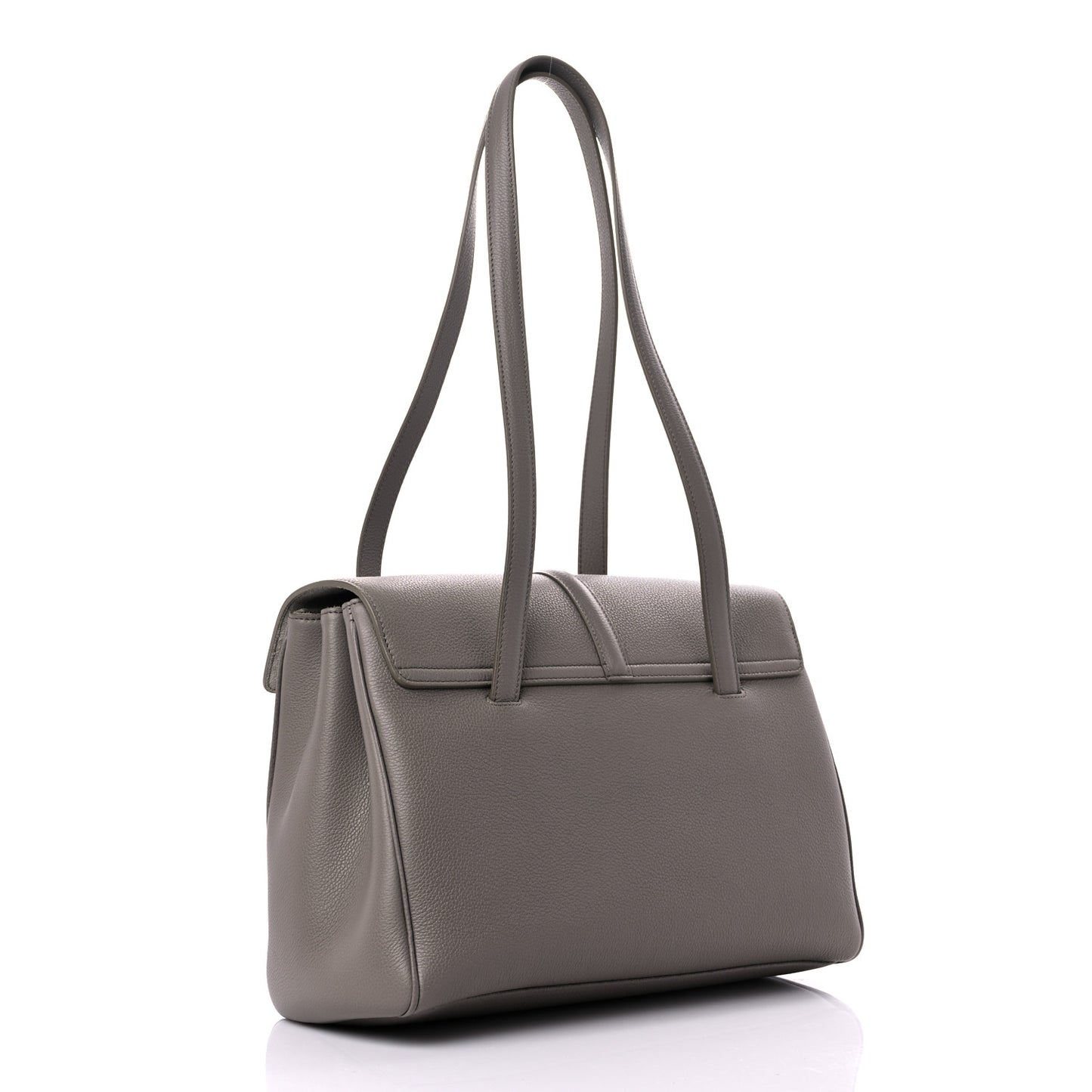 Grained Calfskin Medium Soft 16 Bag Pebble