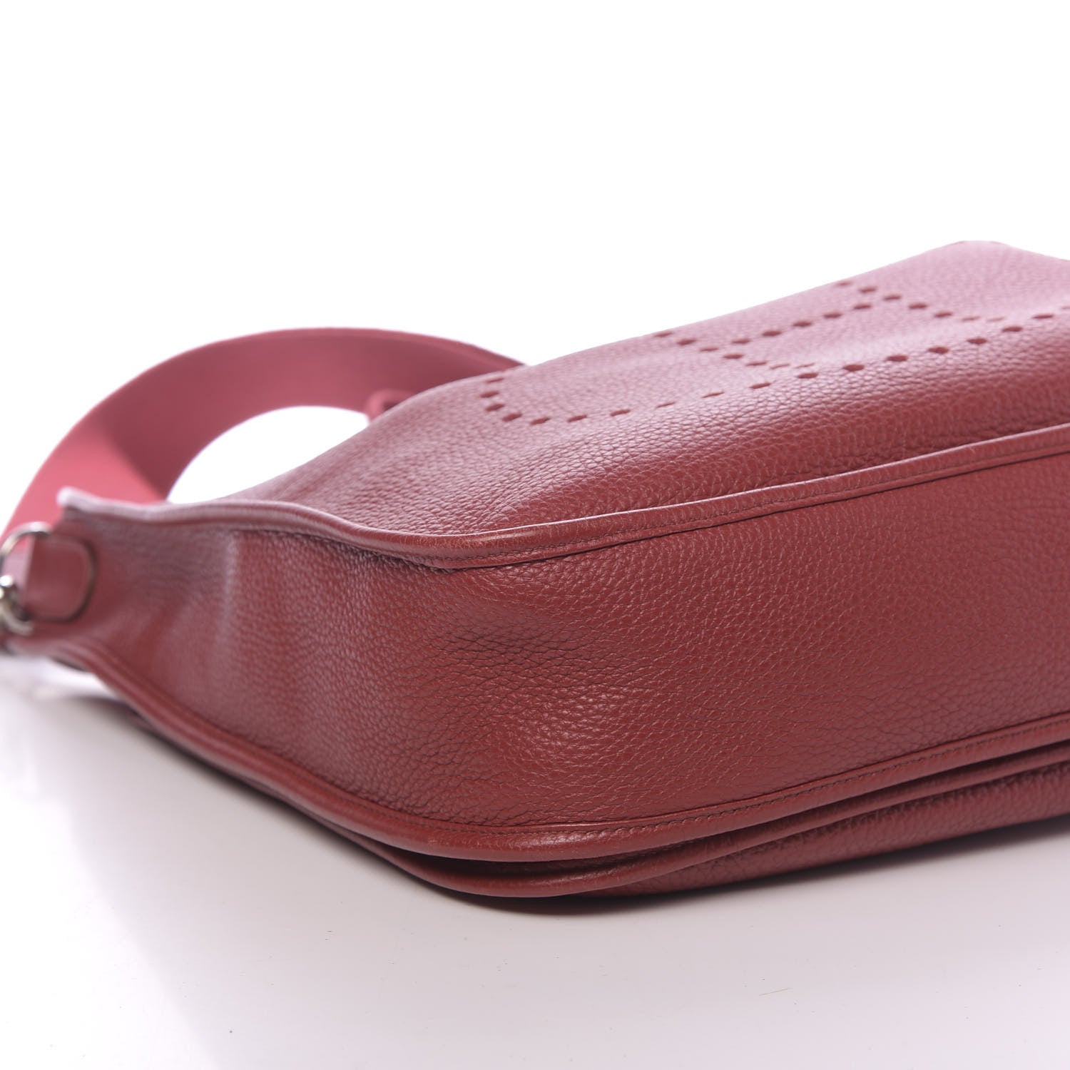 Hermes Taurillon Clemence Evelyne III GM Rouge Garance 9 of 10