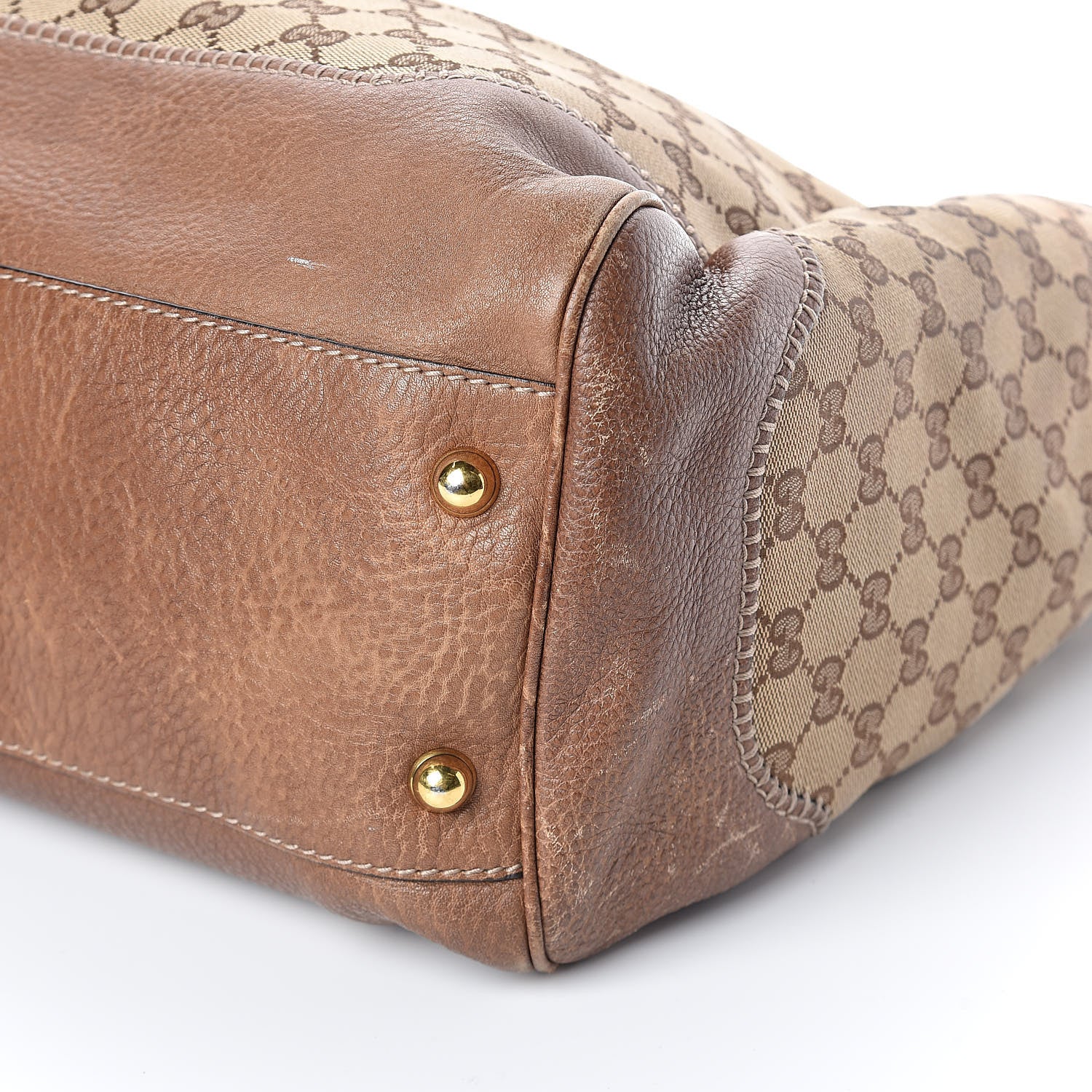 Gucci Monogram Large New Pelham Shoulder Bag Brown 10 of 10