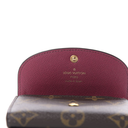 Louis Vuitton Monogram Rosalie Coin Purse Fuchsia 6 of 8