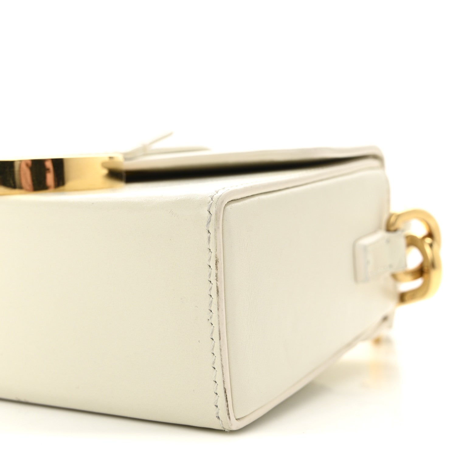 Christian Dior Smooth Calfskin 30 Montaigne Box Bag White 10 of 11