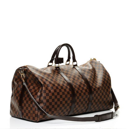 Louis Vuitton Damier Ebene Keepall Bandouliere 55 3 of 6
