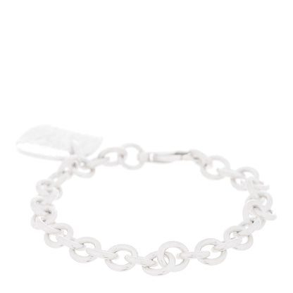 Tiffany Sterling Silver Notes Round Tag Charm Bracelet 2 of 3